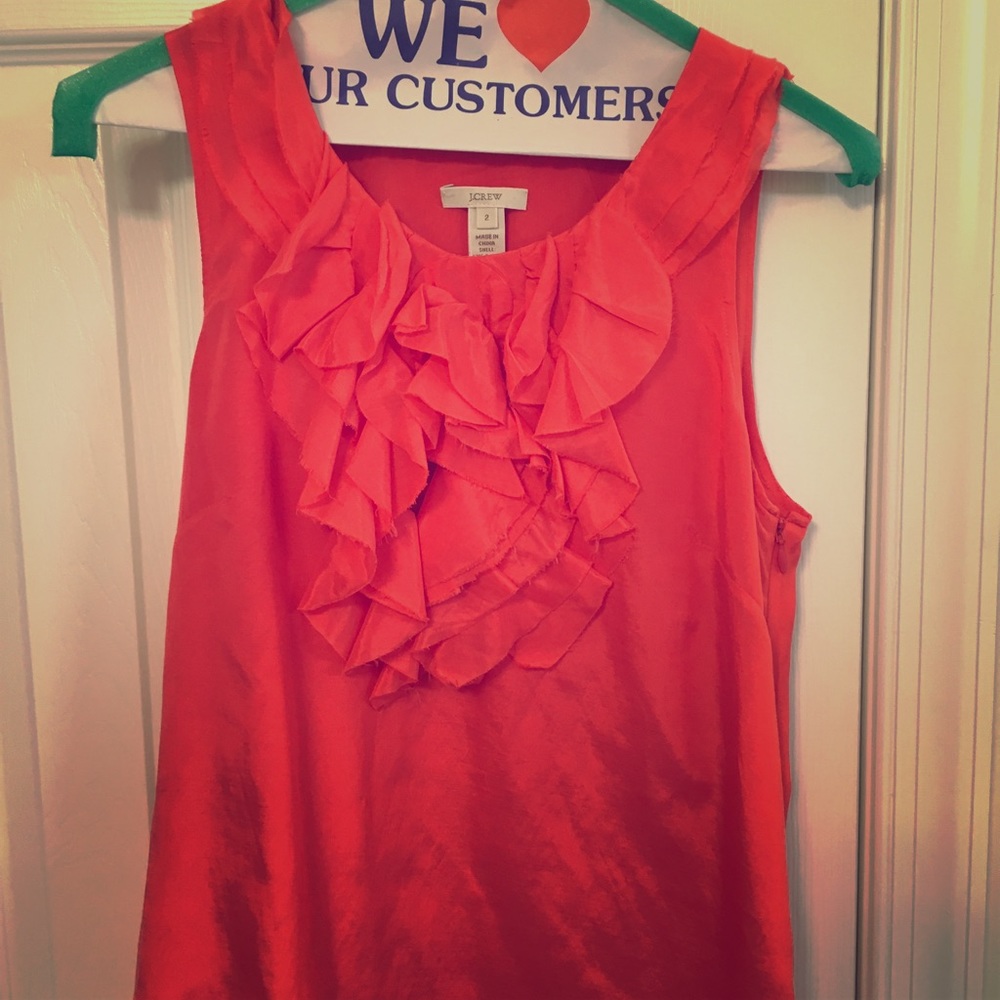 Jcrew shirt in poppy